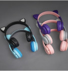 Headset Bluetooth Gaming Cat Ears Wireless Bluetooth